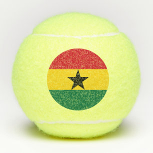 Penn tennis ball with flag of Ghana