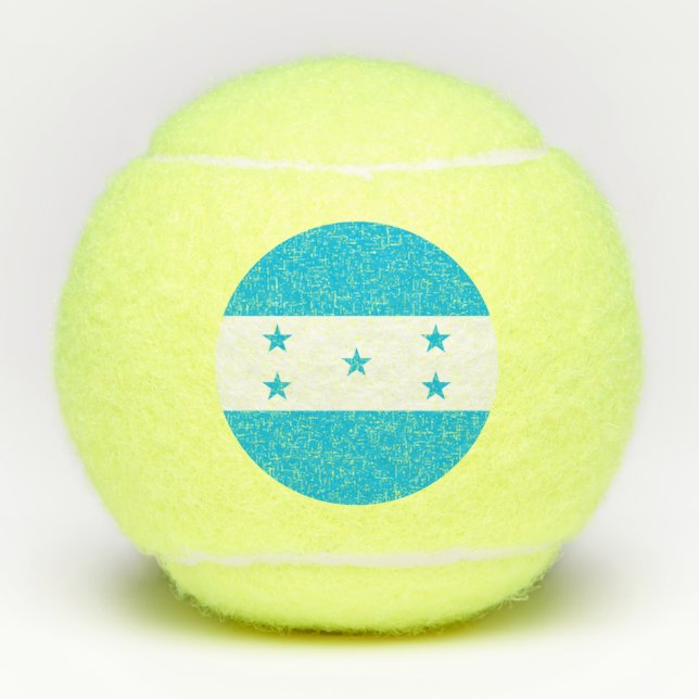 Penn tennis ball with flag of Honduras (Front)