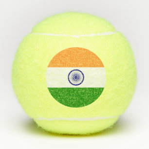 Penn tennis ball with flag of India