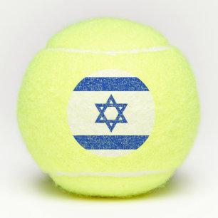 Penn tennis ball with flag of Israel