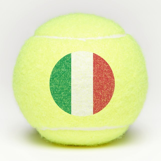 Penn tennis ball with flag of Italy (Front)