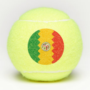 Penn tennis ball with flag of Los Angeles, USA
