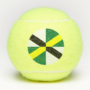 Penn tennis ball with flag of Monterey, USA