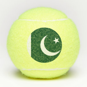 Penn tennis ball with flag of Pakistan