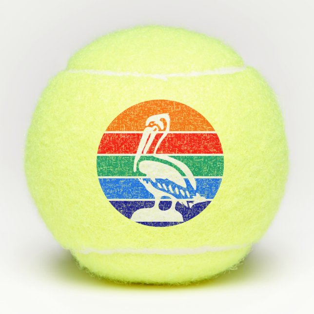 Penn tennis ball with flag of St. Petersburg (Front)