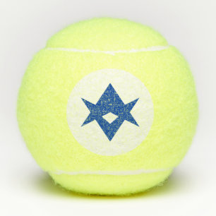 Penn tennis ball with flag of Toyota City, Japan