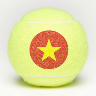 Penn tennis ball with flag of Vietnam