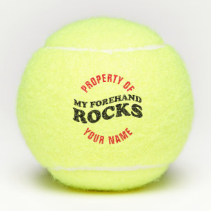 Penn tennis can sleeve with custom printed balls