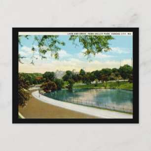 Penn Valley Park Kansas City Missouri 1920s Vintag Postcard