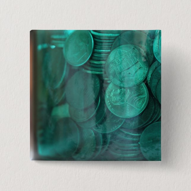 Pennies 15 Cm Square Badge (Front)