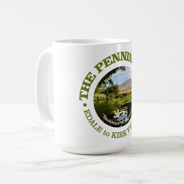 Pennine Way (rd) Coffee Mug (Front Left)