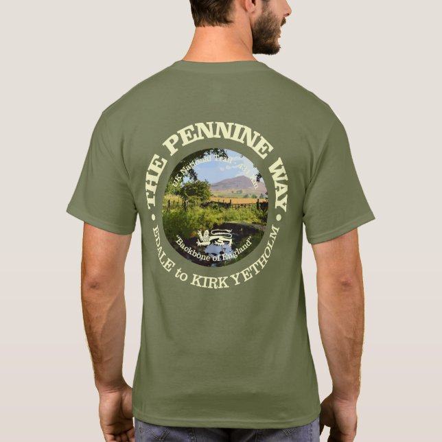 Pennine Way (rd) T-Shirt (Back)