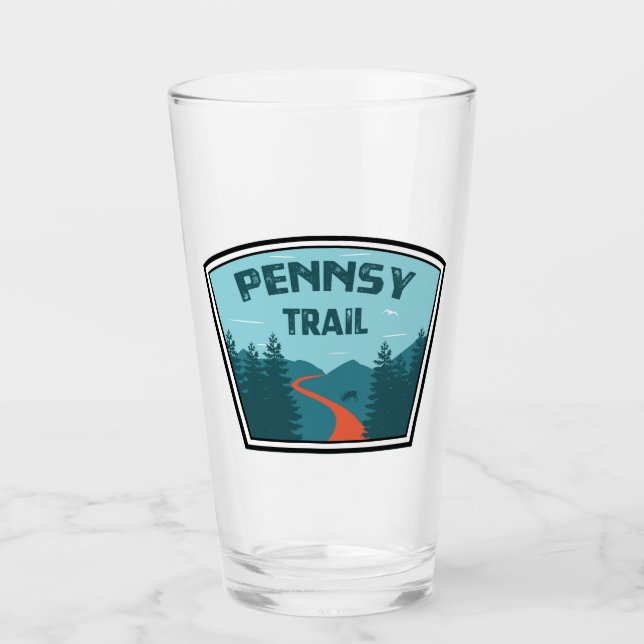 Pennsy Trail Indianapolis Glass (Front)