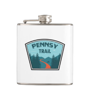 Pennsy Trail Indianapolis Hip Flask