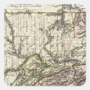 Pennsylvania 12 square sticker