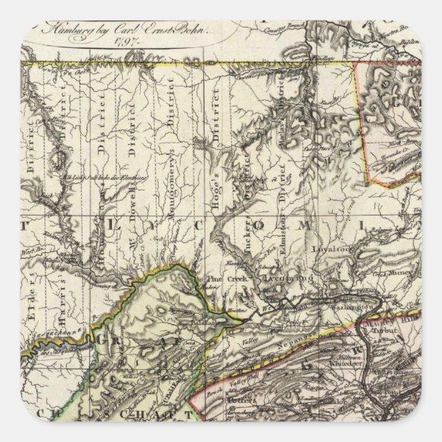 Pennsylvania 12 square sticker (Front)