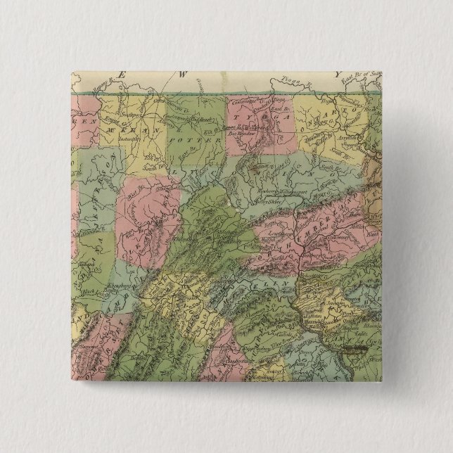 Pennsylvania 2 15 cm square badge (Front)