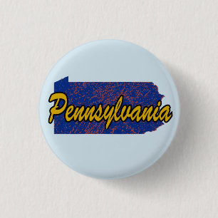 Pennsylvania 3 Cm Round Badge