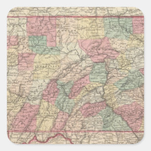 Pennsylvania 6 square sticker