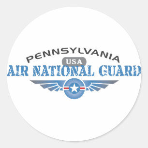 Pennsylvania Air National Guard Classic Round Sticker