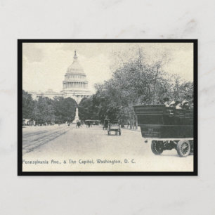 Pennsylvania Ave., Washington DC 1906 Vintage Postcard