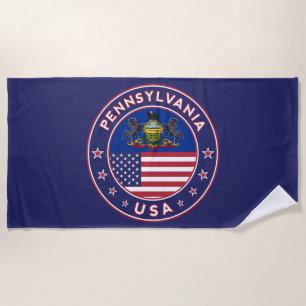 Pennsylvania Beach Towel