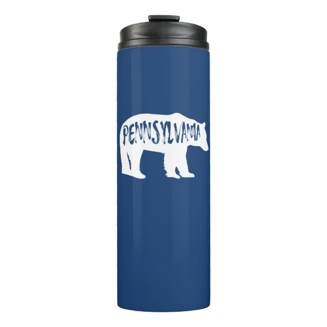 Pennsylvania Bear Thermal Tumbler (Front)