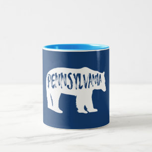 Pennsylvania Bear Two-Tone Coffee Mug