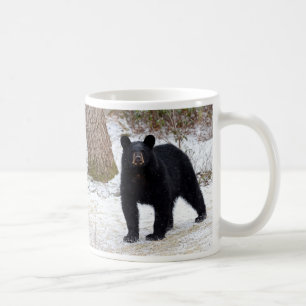 Pennsylvania Black Bear in Winter Coffee Mug