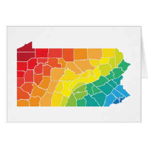 pennsylvania colour counties