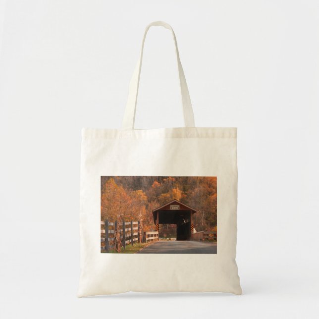 Pennsylvania Covered Bridge Tote Bag (Front)