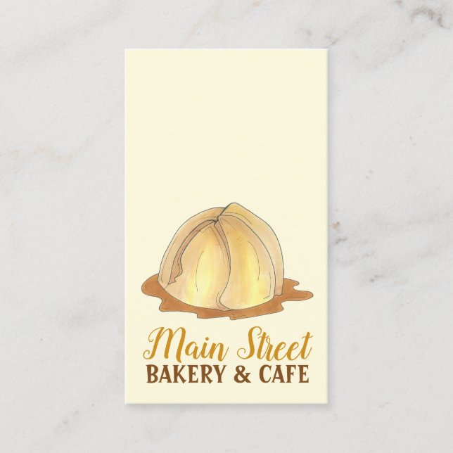 Pennsylvania Dutch Amish Food Apple Dumplings Business Card (Front)