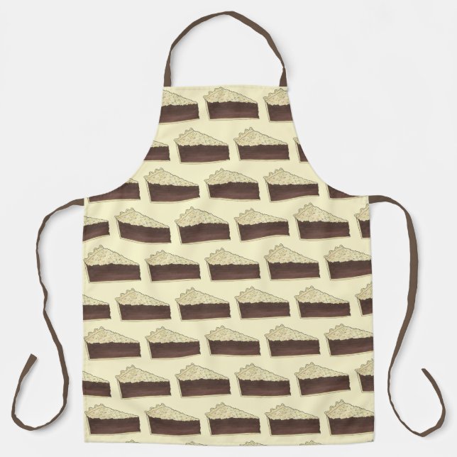 Pennsylvania Dutch Amish Food Shoo Fly Pie Slice Apron (Front)