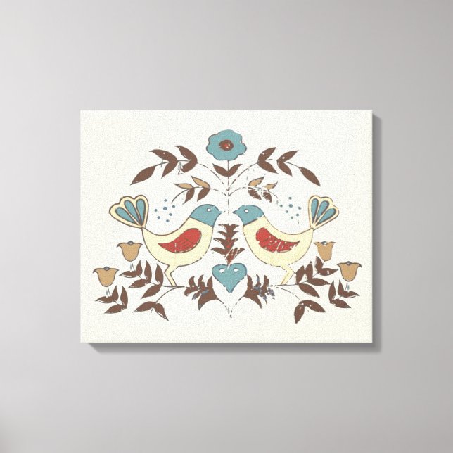 Pennsylvania Dutch Amish Hex Sign Bird Americana (Front)