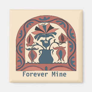 Pennsylvania Dutch Hex Sign, edit text Magnet