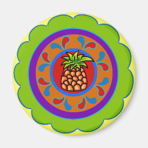 Pennsylvania Dutch Hex Sign Welcome Magnet