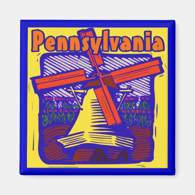 Pennsylvania Dutch Magnet (Front)