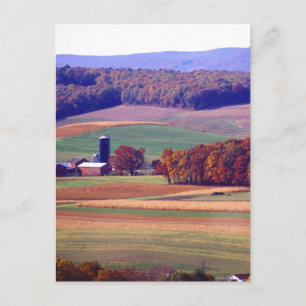 Pennsylvania Farm in Autumn Postcard