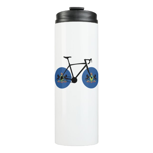 Pennsylvania Flag Cycling Thermal Tumbler (Front)