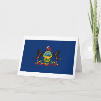 Pennsylvania Flag Greeting Card