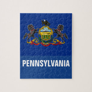 PENNSYLVANIA FLAG JIGSAW PUZZLE