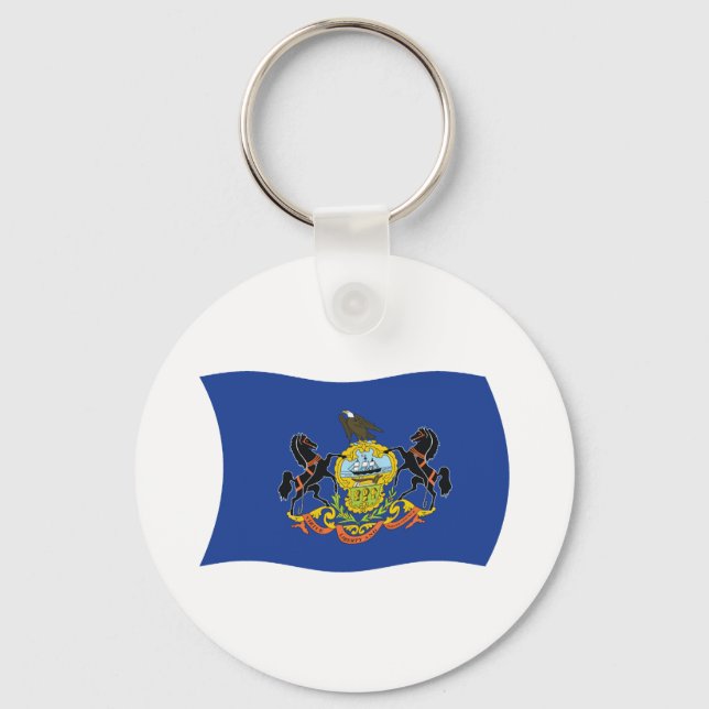 Pennsylvania Flag Keychain (Front)