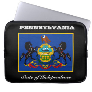 Pennsylvania Flag Laptop Sleeve