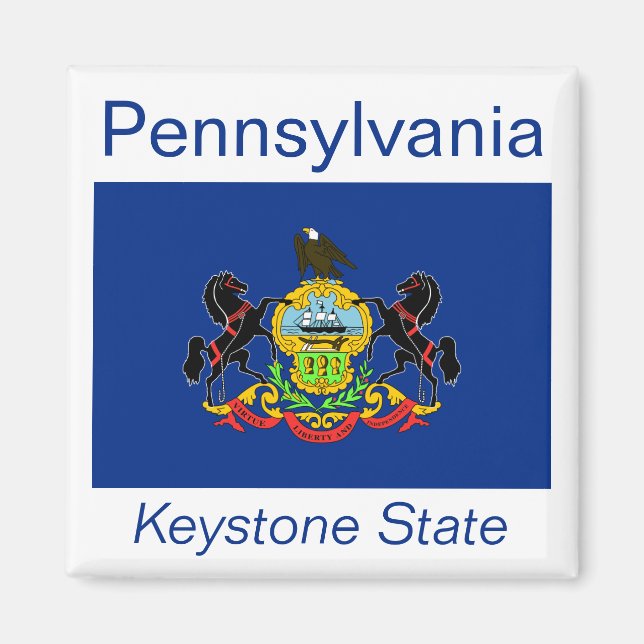 Pennsylvania Flag Magnet (Front)