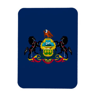 Pennsylvania flag magnet