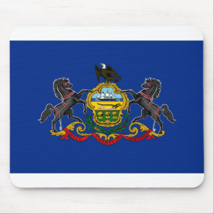 Pennsylvania flag mouse mat