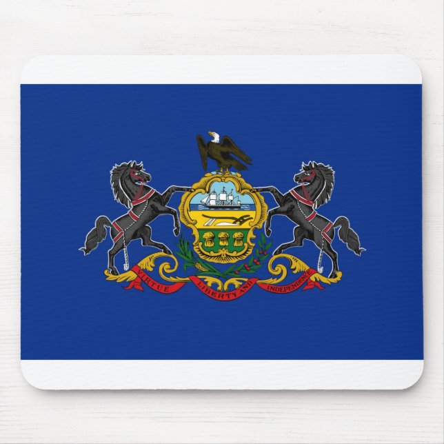 Pennsylvania flag mouse mat (Front)