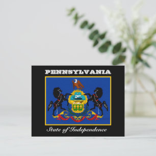 Pennsylvania Flag Postcard