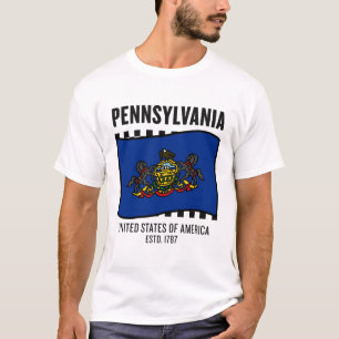 Pennsylvania flag USA T-Shirt