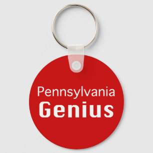 Pennsylvania Genius Gifts Key Ring